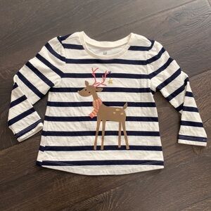 Gap Toddler Reindeer Long Sleeve Top